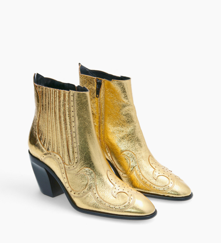 cheap metallic boots