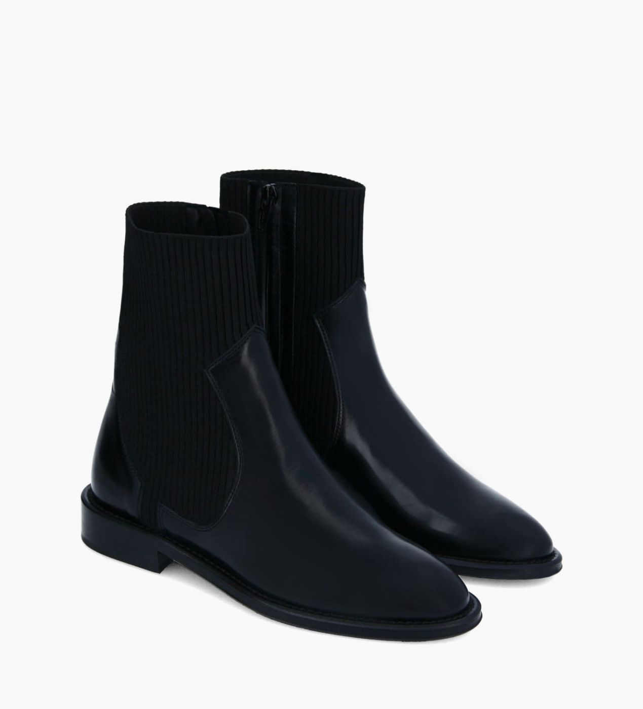 Shiny black 2024 chelsea boots