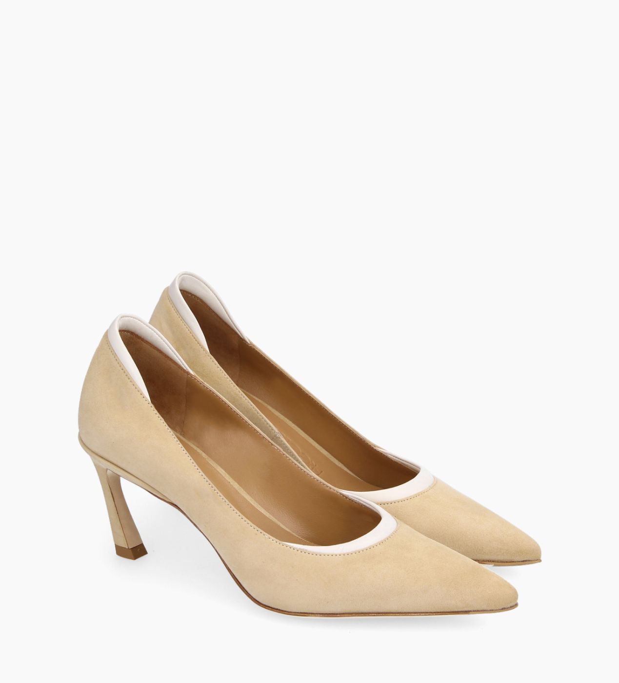 Camel 2024 pumps leather