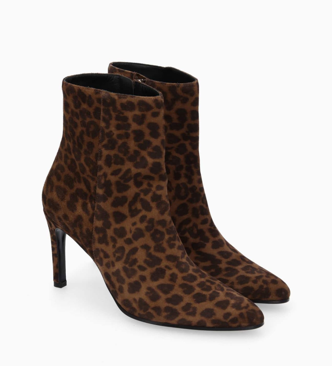 Bottines hotsell talon leopard