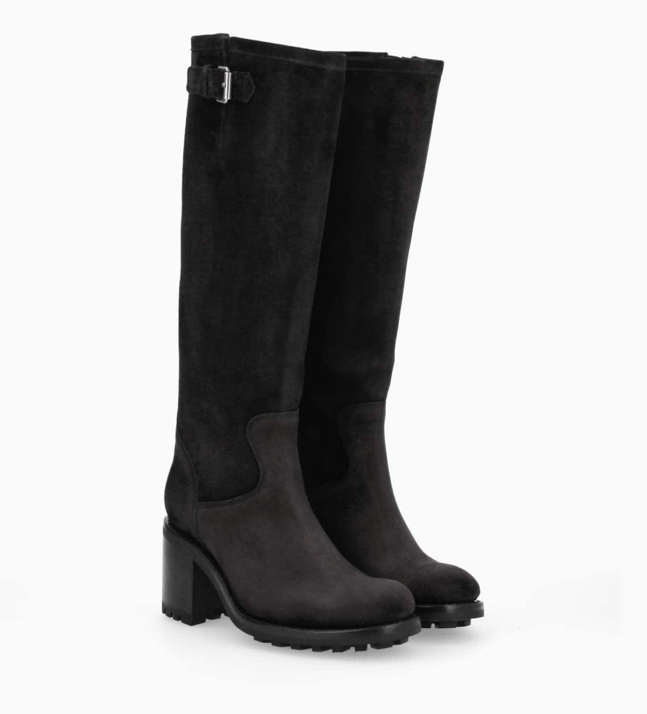 Bley suede outlet buckle boot