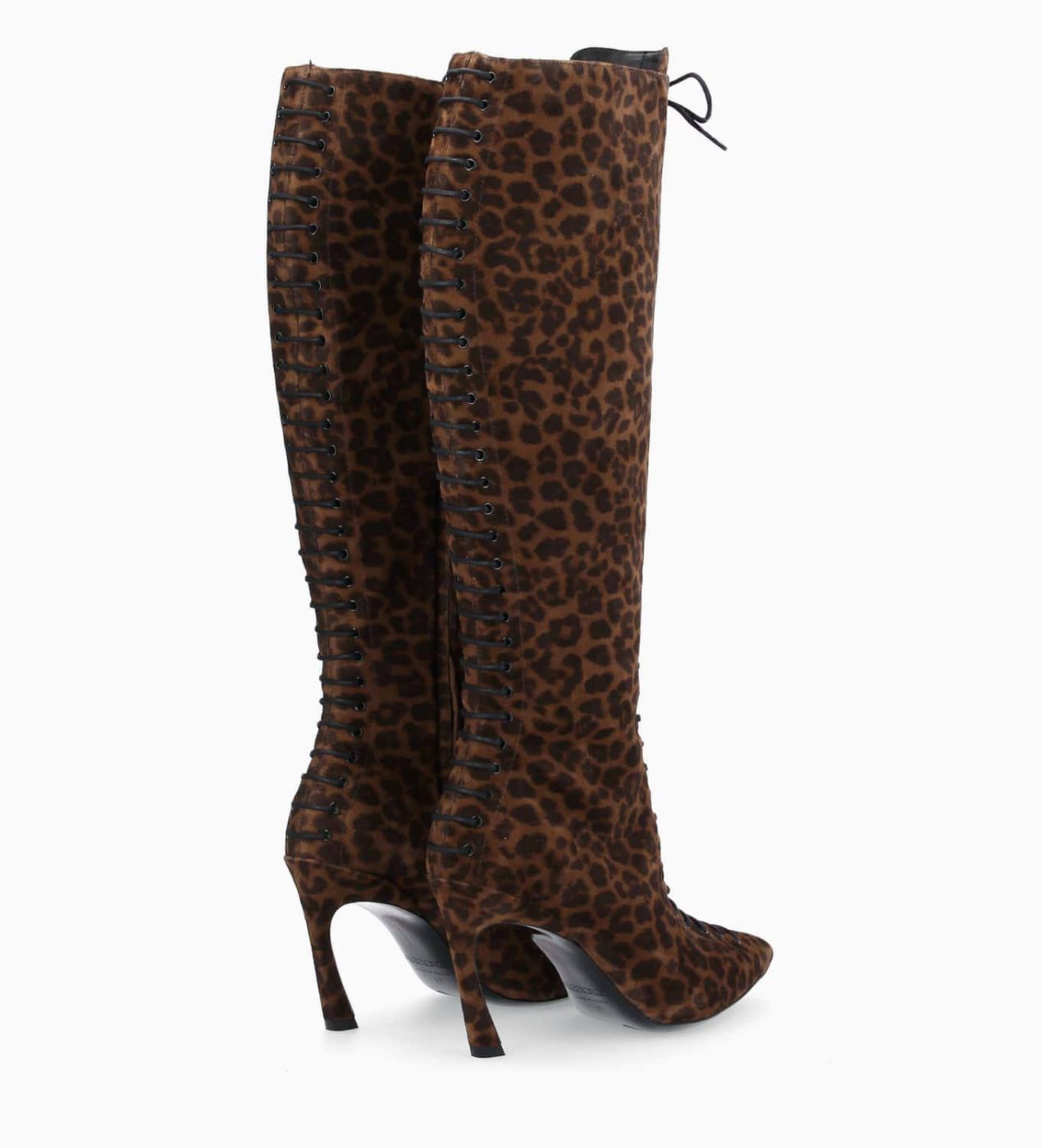 leopard stiletto boots