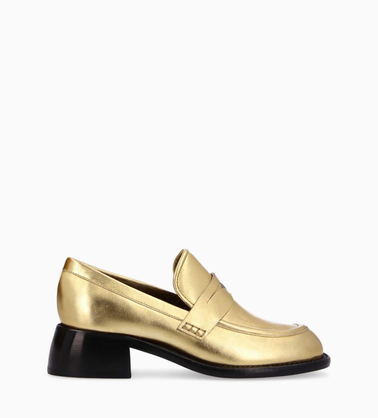 Metallic 2025 loafers womens