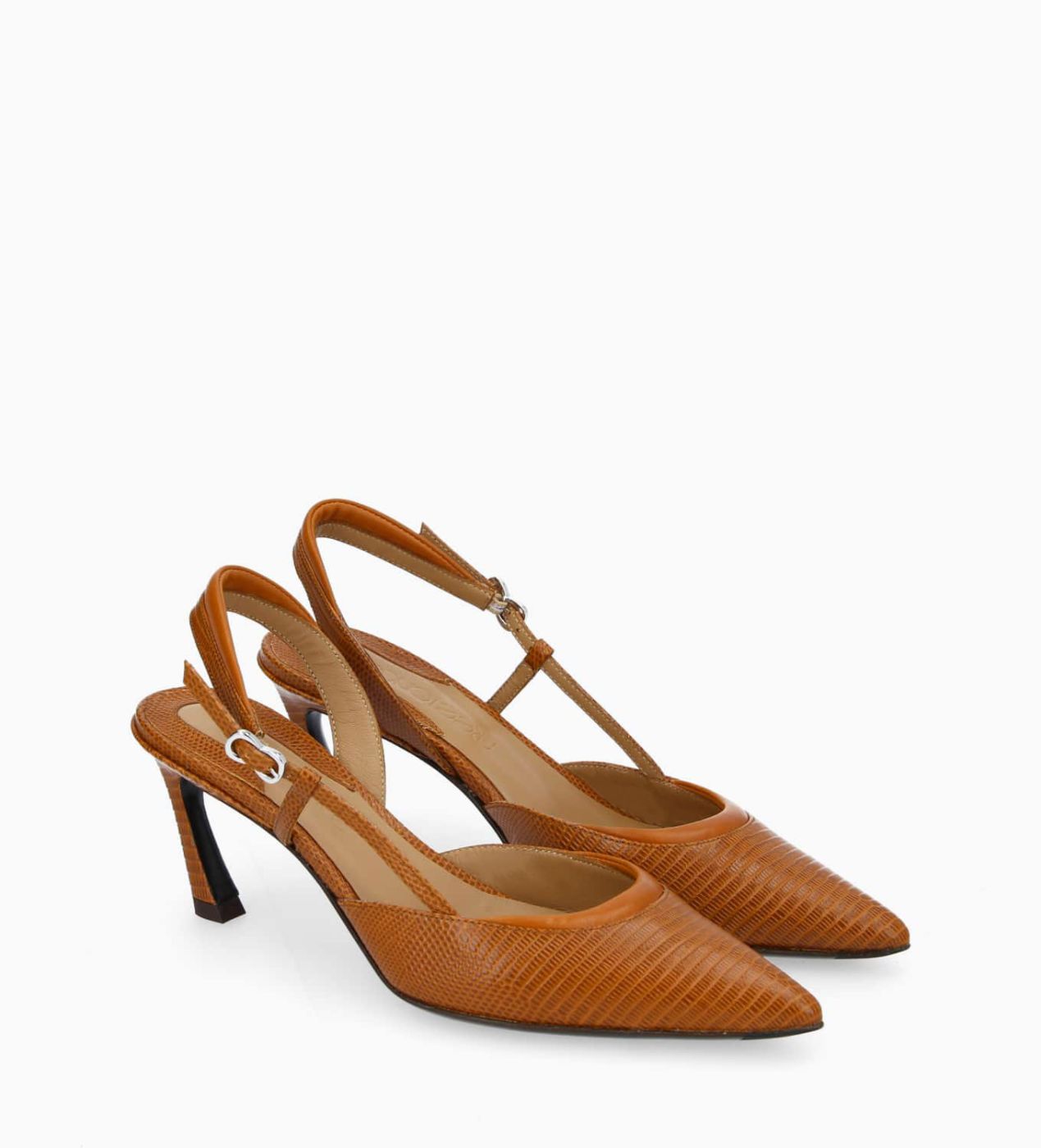 Tan on sale slingback pumps