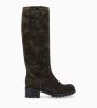 Other image of Biker high boot with buckle - Biker 40 - Suede leather - Camouflage