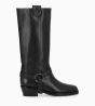 Autre image de Botte western avec harnais - Carma 45 - Cuir lisse - Noir