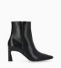 Other image of Heeled zipped boot - Cathleen 65 - Smooth shiny calf leather - Black