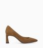 Other image of Pointy heeled pump - Iris 65 - Suede leather - Brown