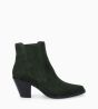 Other image of Chelsea boot with heel - Jane 70 - Suede leather - Military