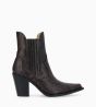 Other image of Chelsea boot with heel - Sandy 80 - Snake print leather - Coffee