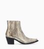 Other image of Chelsea Western boot - Sibelle 50 - Snake print leather - Gold