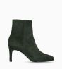 Other image of Zipped boot with pointed toe and stiletto heel - Stella 65 - Suede leather - Military