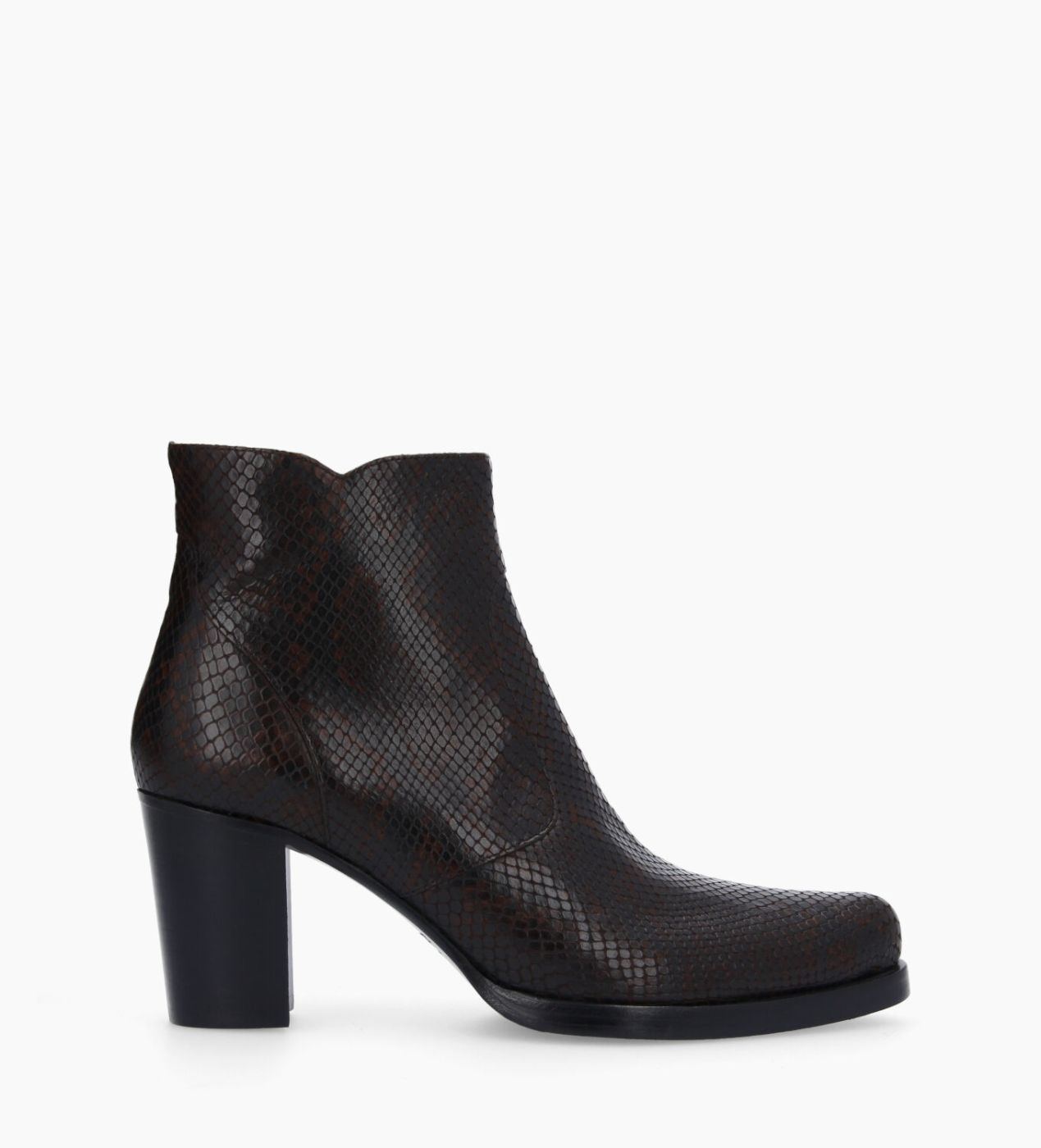 Bottines femme imprimé python best sale