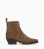 Autre image de Bottine western chelsea - Calamity 40 - Cuir velours - Brun