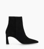 Other image of Heeled zipped boot - Cathleen 65 - Suede leather - Black