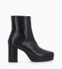 Other image of Heeled zipped boot - Carlotta 70 - Smooth leather - Black