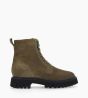 Other image of Boot ranger with zip - Gisèle - Suede leather - Khaki