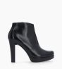 Other image of Heeled zipped boot - Juke 70 - Smooth leather - Black