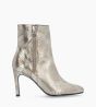 Other image of Heeled zipped boot - Steffy 85 - Snake print leather - Gold