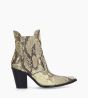 Other image of Chelsea boot with heel - Sandy 80 - Snake print leather - Natural