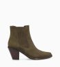 Other image of Chelsea boot with bevelled heel - Jane 70 - Suede leather - Dark brown