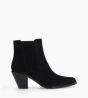 Other image of Chelsea boot with heel - Jane 70 - Suede leather - Black