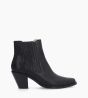 Other image of Chelsea boot with heel - Jane 70 - Grained leather - Black