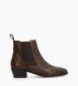 Other image of Chelsea Western boot - Kim 40 - Embossed leather - Brown