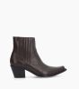 Autre image de Bottine western chelsea - Sibelle 50 - Cuir lisse - Marron