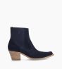 Autre image de Bottine western chelsea - Sibelle 50 - Cuir velours - Marine