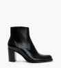 Other image of Ankle boot with block heel and zip LEGEND 7 - Smooth calf leather - Black